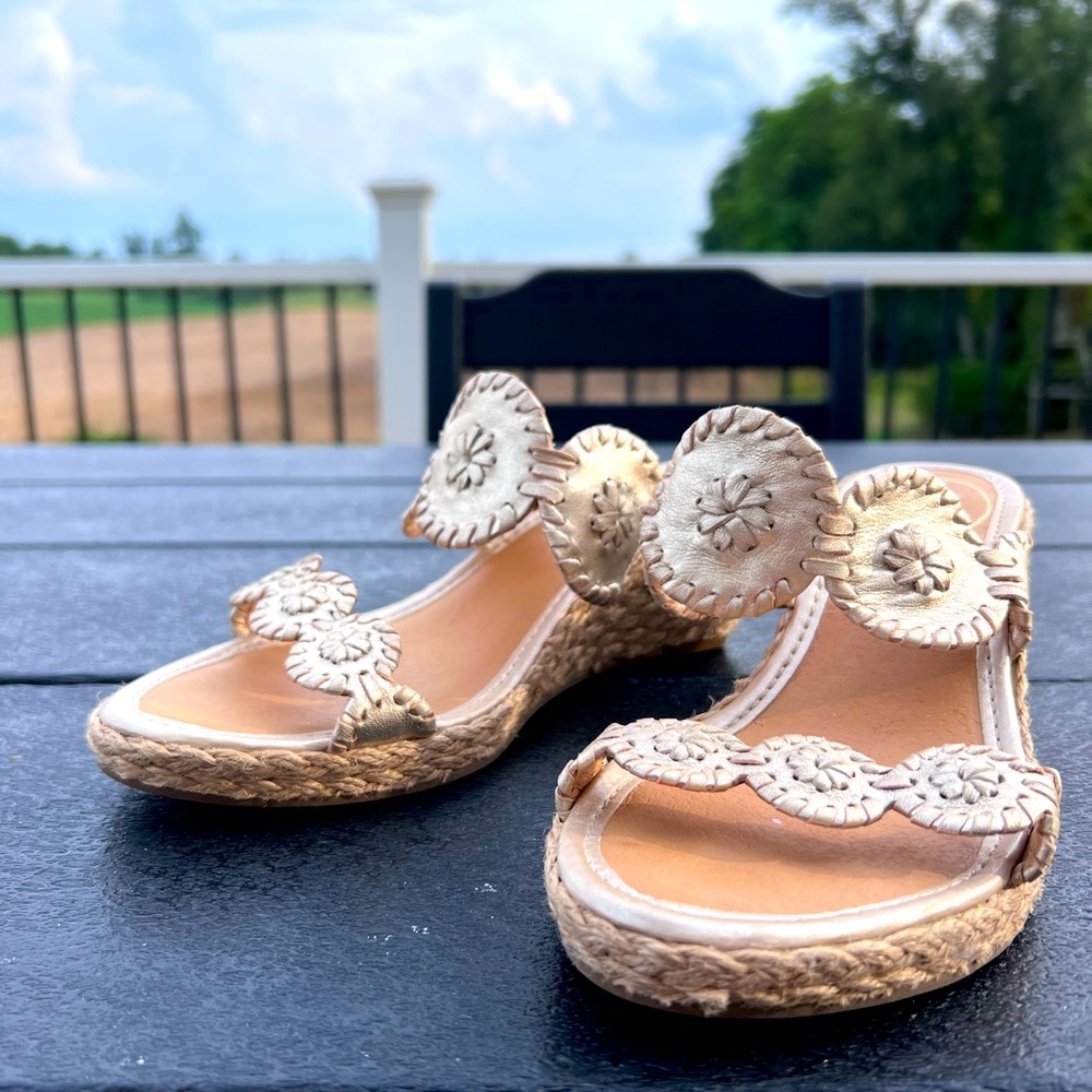 Jack Rogers slip on wedge